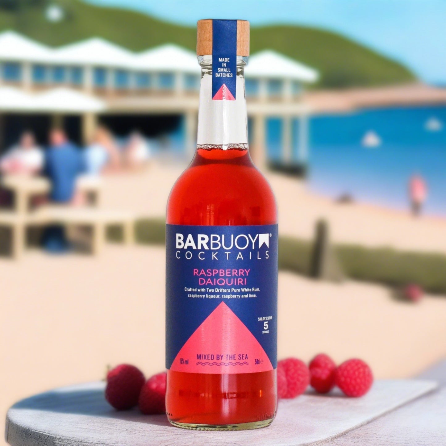 raspberry daiquiri ready made cocktail 50cl bottle