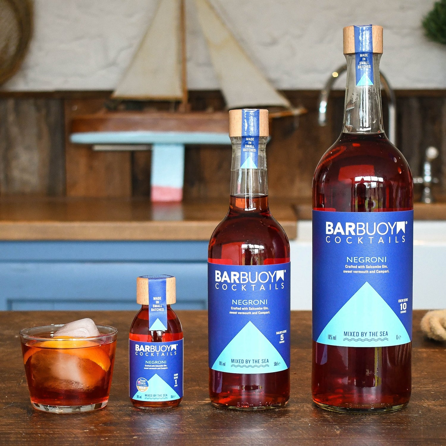negroni ready made cocktail collection by barbuoy cocktails
