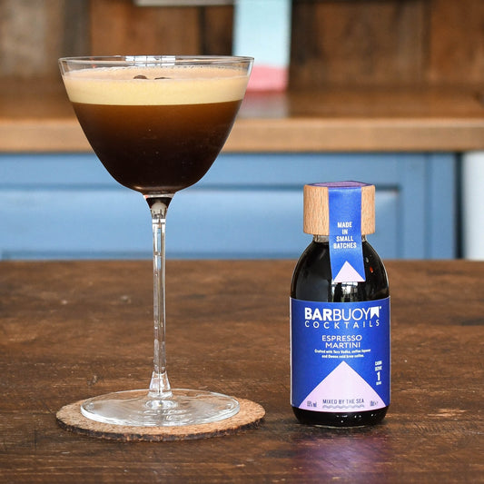 espresso martini ready made cocktail by barbuoy 10cl single serving