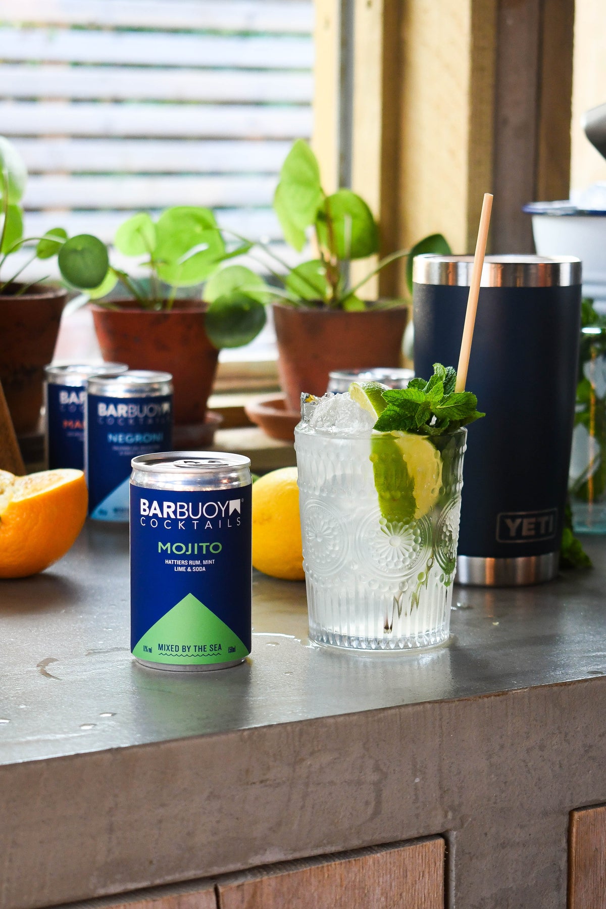 how to serve mojito